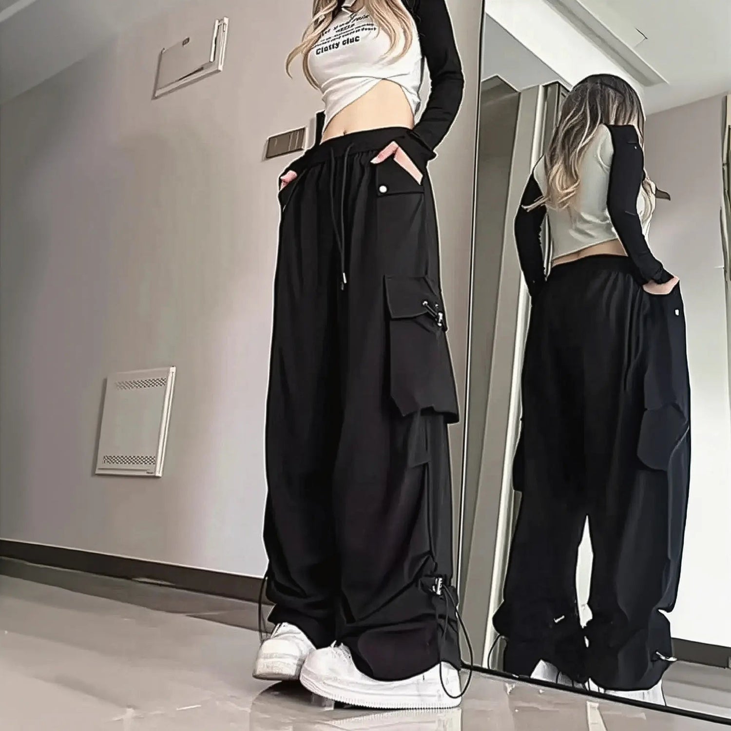 Cargo Coupe Loose Look Urbain Saylana