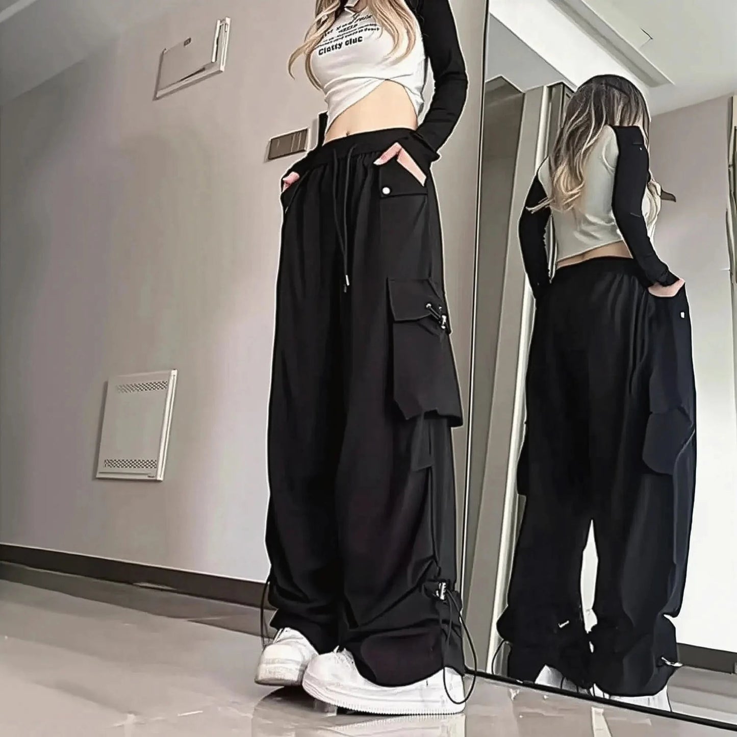 Cargo Coupe Loose Look Urbain - Saylana