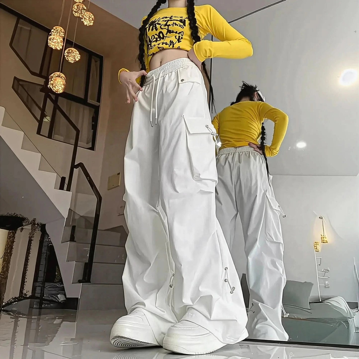 Cargo Coupe Loose Look Urbain - Saylana