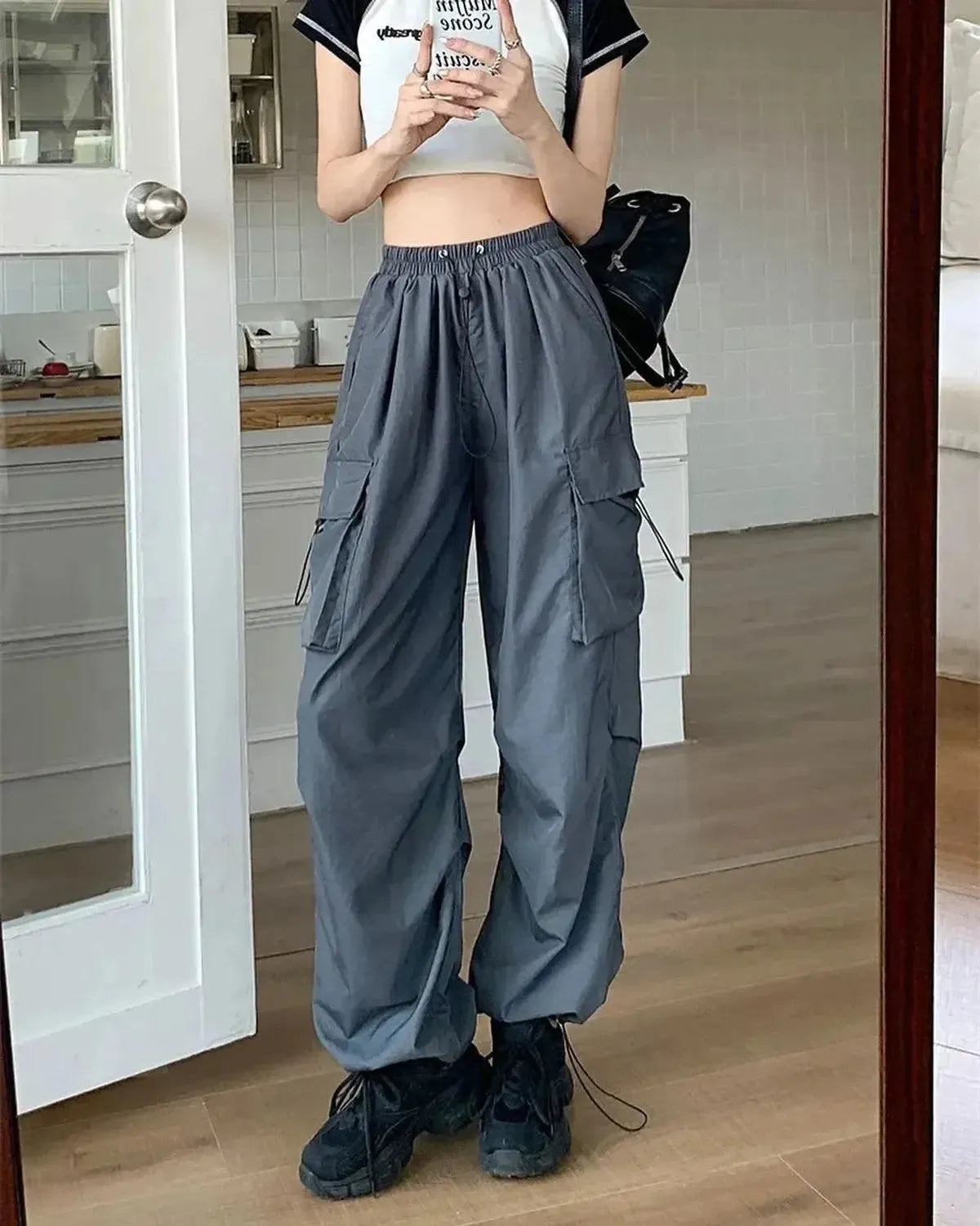 Cargo Décontracté Style Oversize Sensé-Saylana