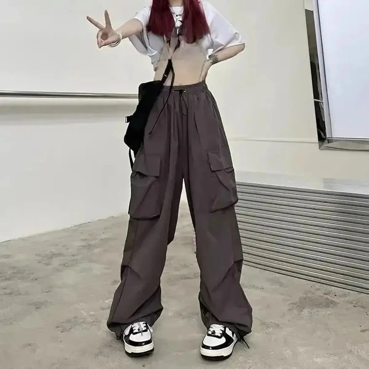 Cargo Décontracté Style Oversize Sensé-Saylana