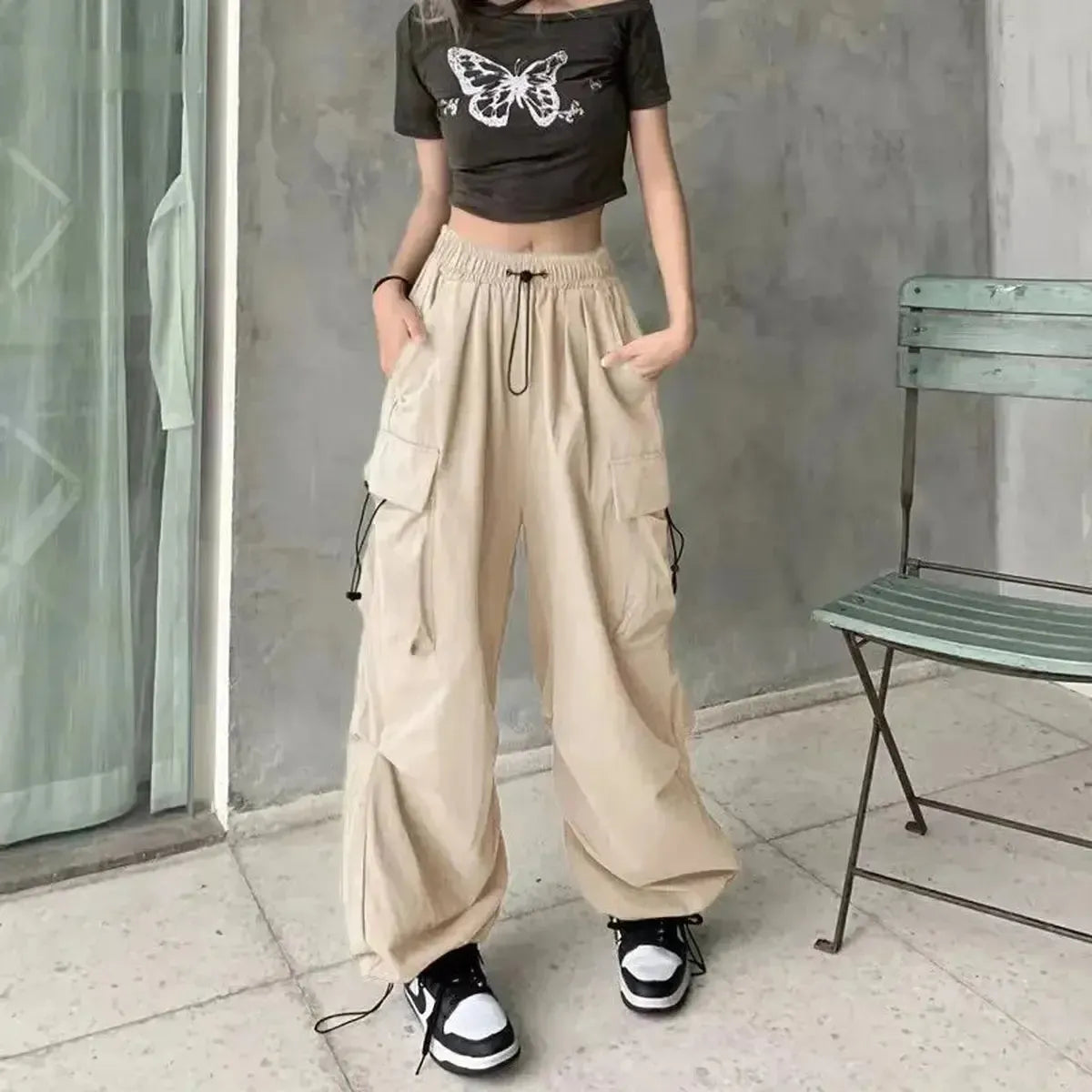Cargo Décontracté Style Oversize Sensé-Saylana