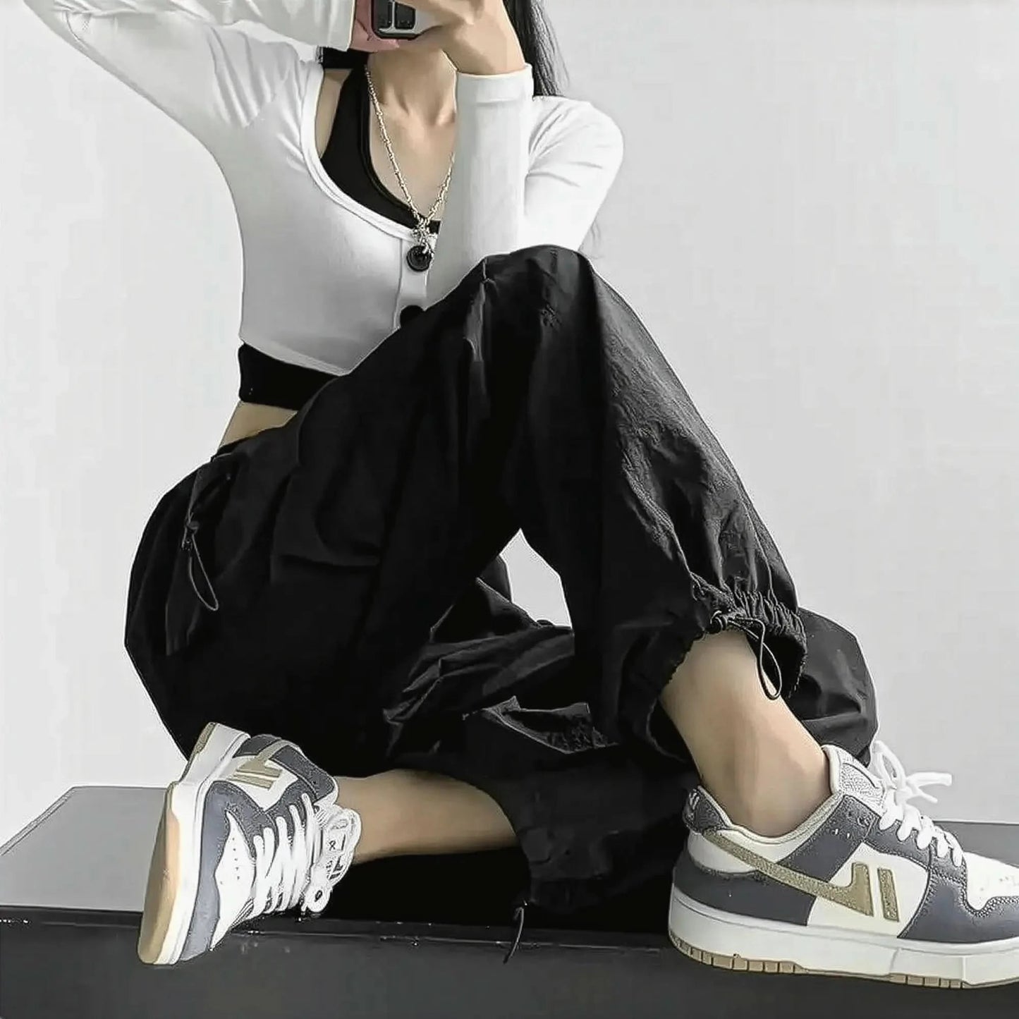 Cargo Décontracté Style Oversize Sensé - Saylana