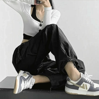 Cargo Décontracté Style Oversize Sensé - Saylana