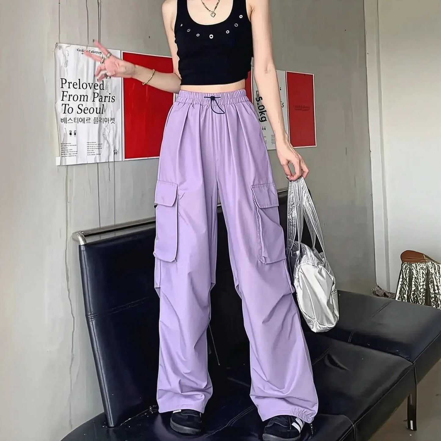 Cargo Décontracté Style Oversize Sensé - Saylana