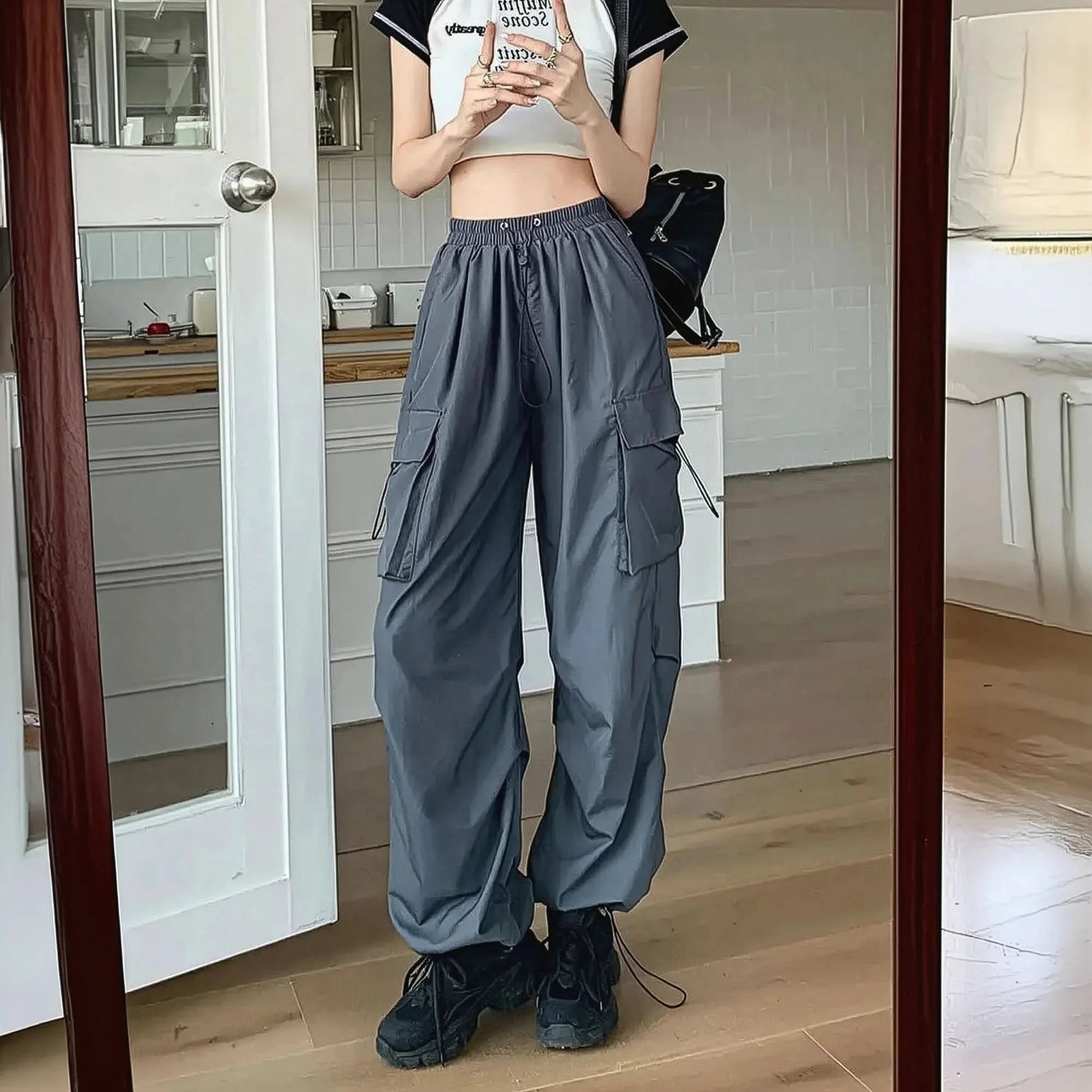 Cargo Décontracté Style Oversize Sensé - Saylana