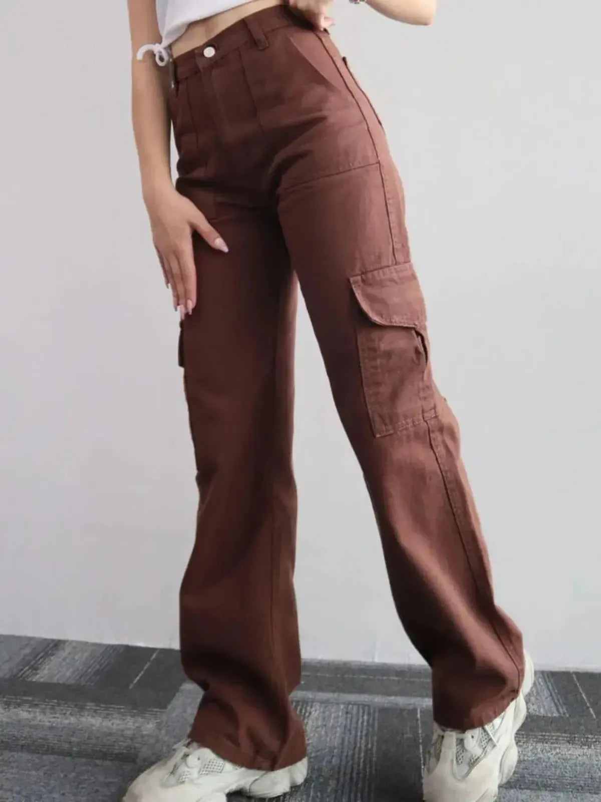 Cargo Parachute Large Look Streetwear-Saylana