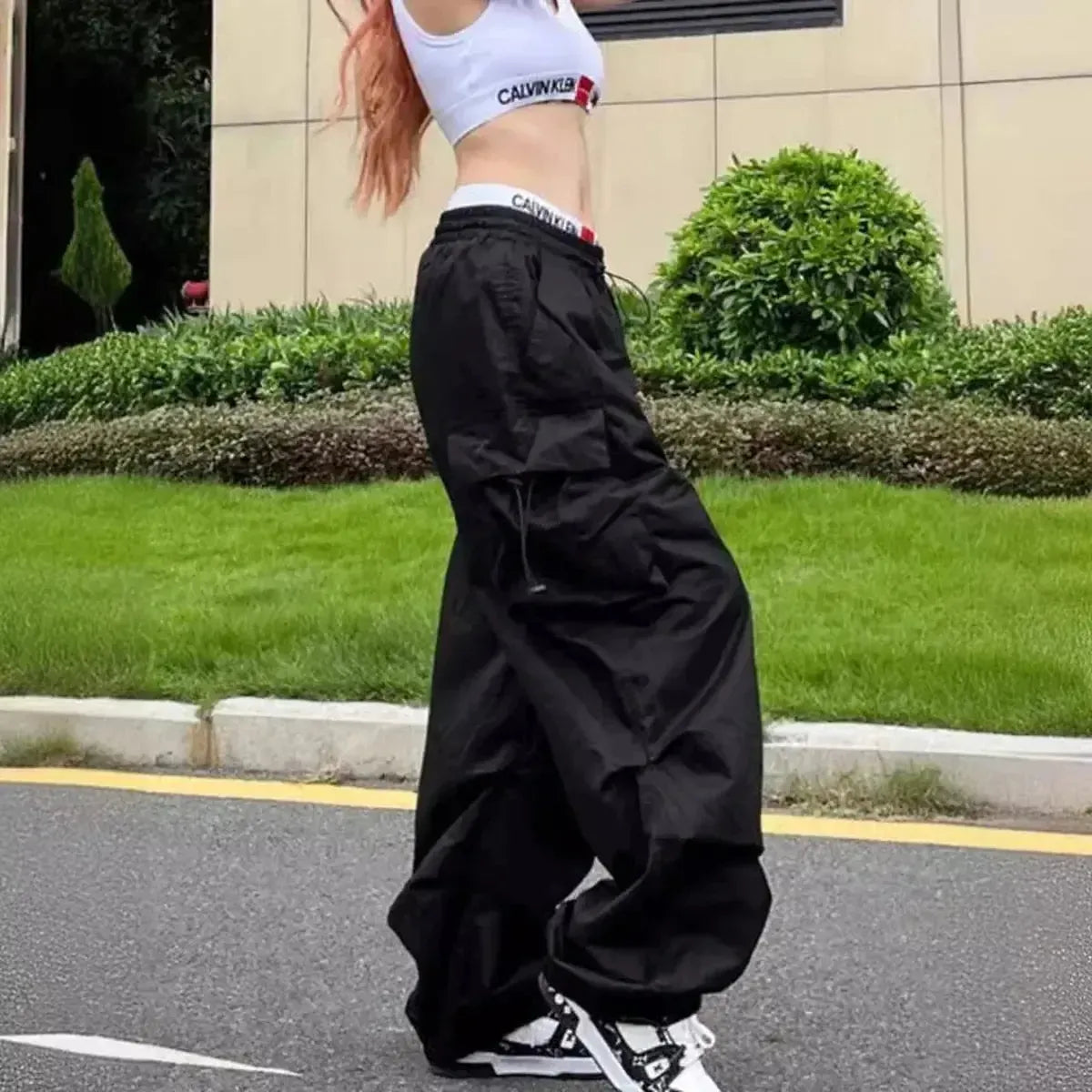 Cargo Straight Loose Fit Style US-Saylana