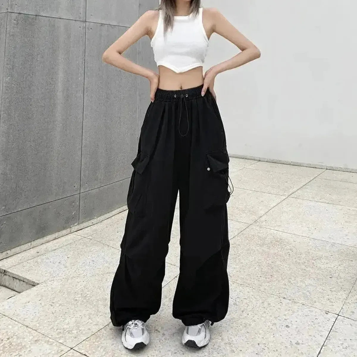 Cargo Straight Loose Fit Style US-Saylana