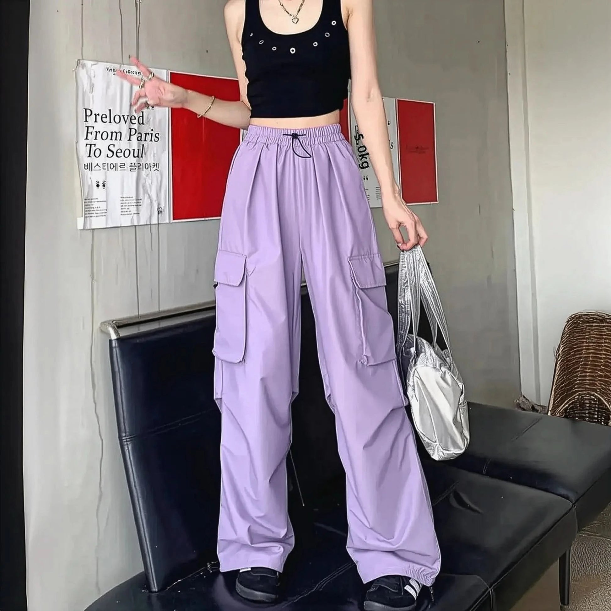 Cargo Straight Loose Fit Style US - Saylana