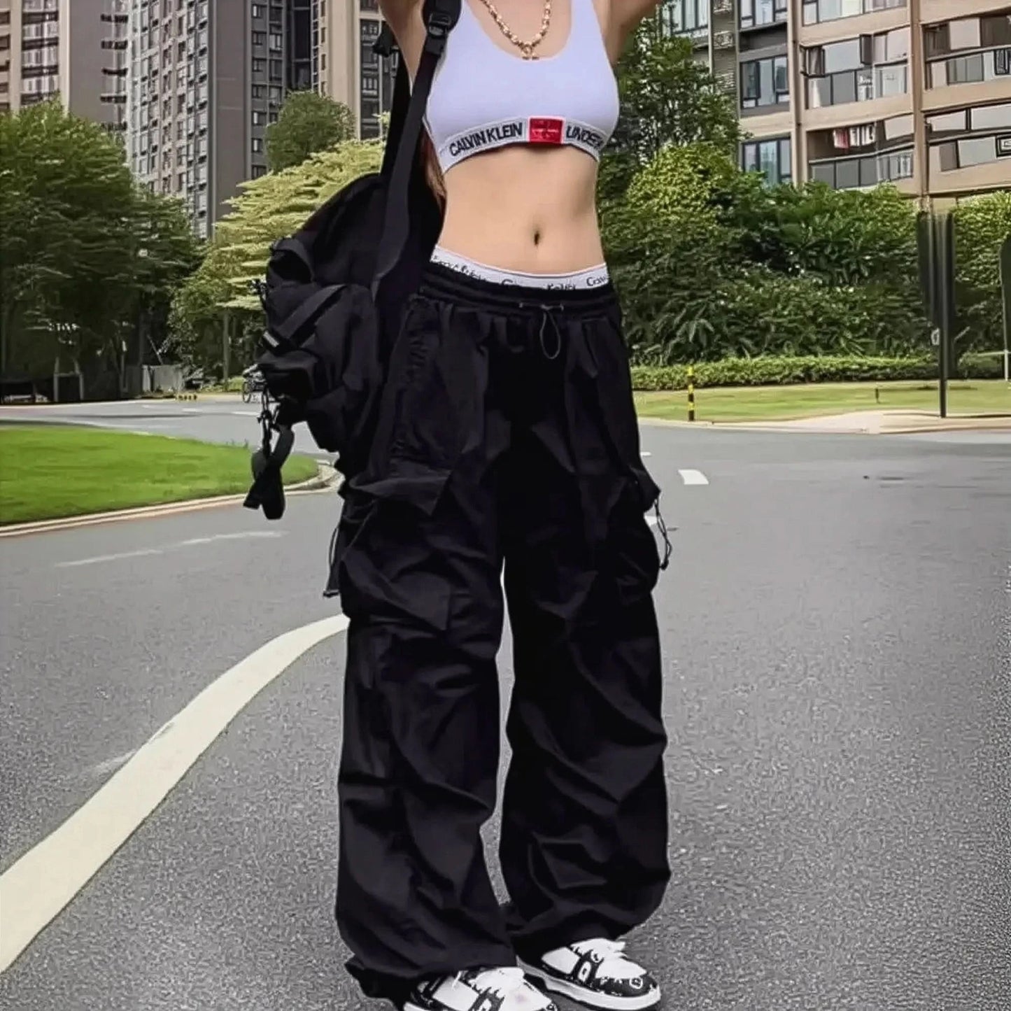 Cargo Straight Loose Fit Style US - Saylana