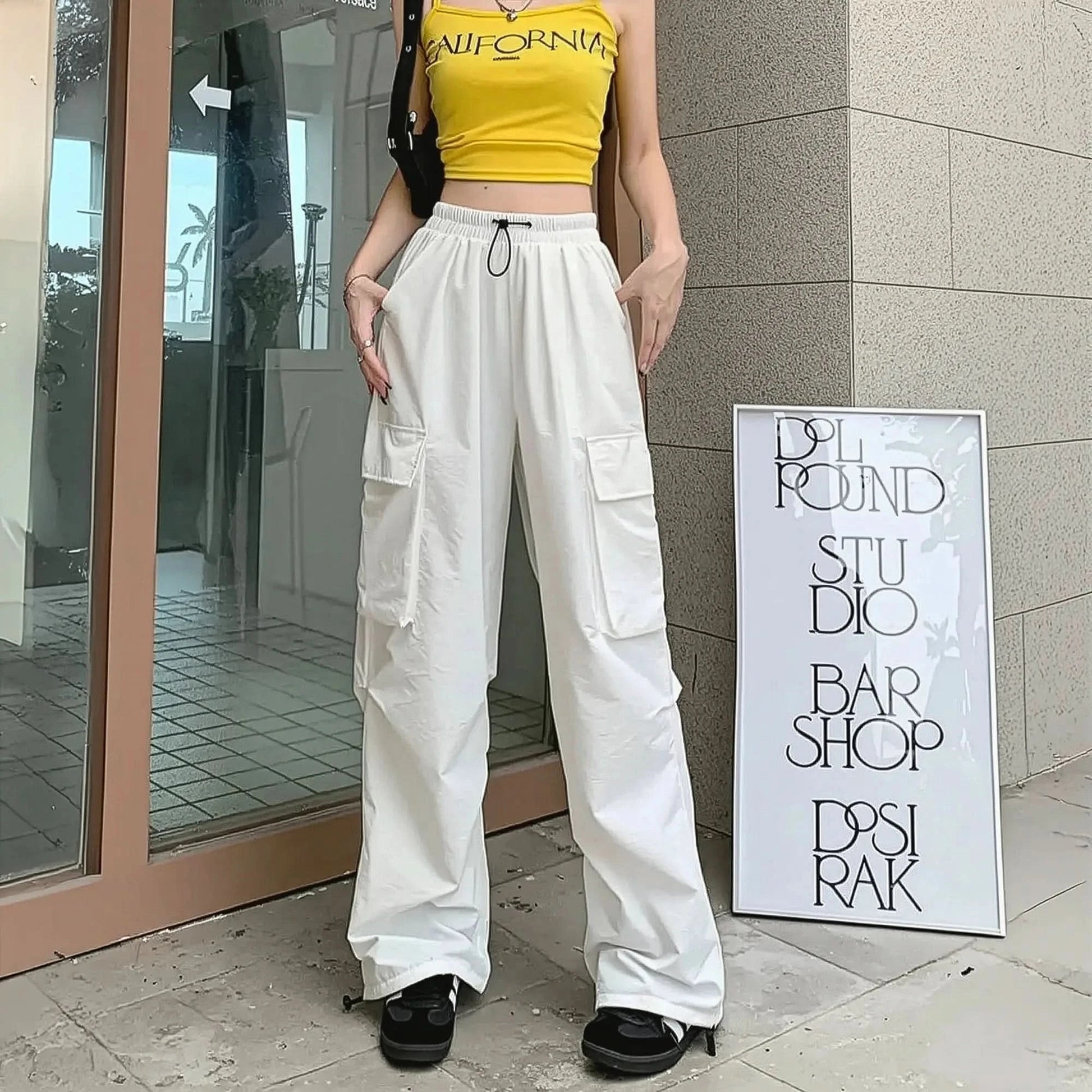 Cargo Straight Loose Fit Style US - Saylana