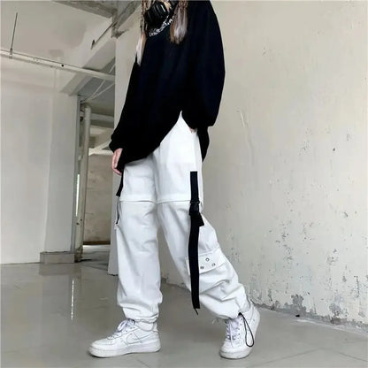 Cargo Streetwear Slim Harajuku à Rubans-Saylana