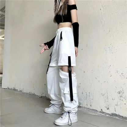 Cargo Streetwear Slim Harajuku à Rubans-Saylana