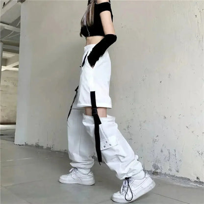 Cargo Streetwear Slim Harajuku à Rubans-Saylana