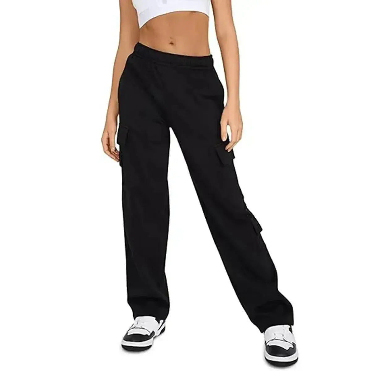 Cargo Taille Haute Multi-Poches Relax-Saylana