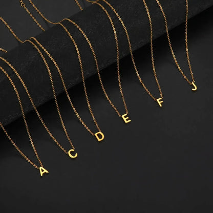 Chaîne Alphabet Dorée Personnalisée-Saylana