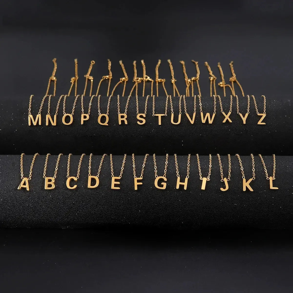 Chaîne Alphabet Dorée Personnalisée-Saylana