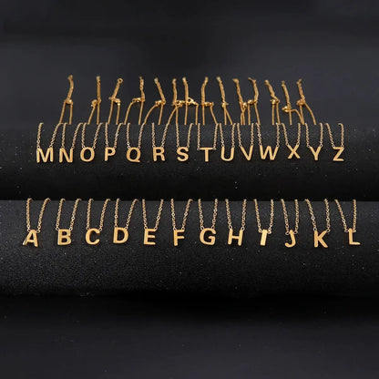 Chaîne Alphabet Dorée Personnalisée-Saylana
