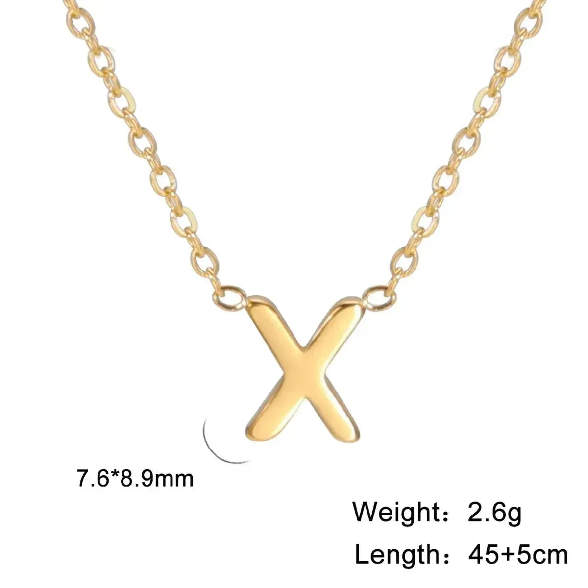 Chaîne Alphabet Dorée Personnalisée-Saylana