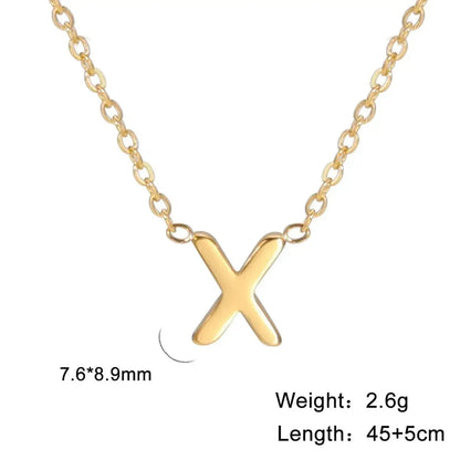 Chaîne Alphabet Dorée Personnalisée-Saylana