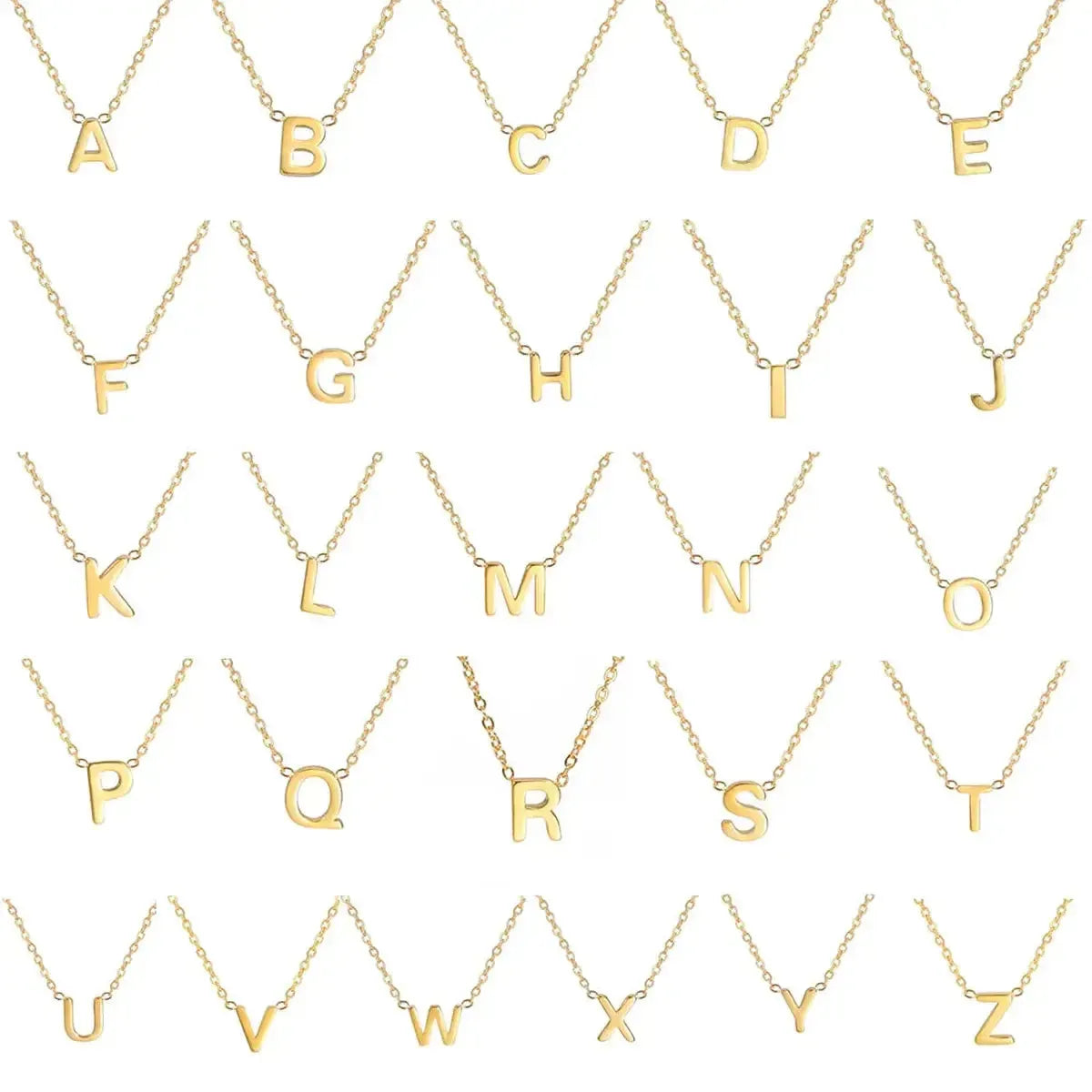 Chaîne Alphabet Dorée Personnalisée-Saylana
