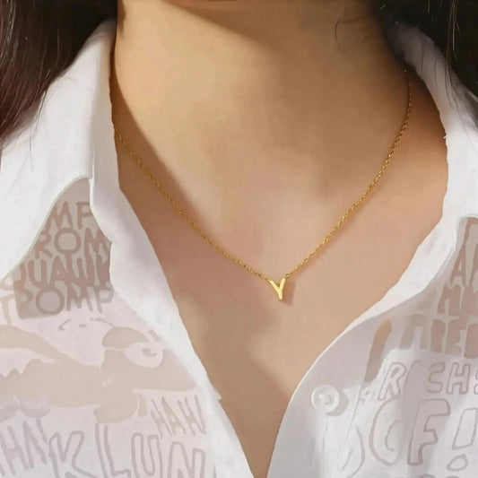 Chaîne Alphabet Dorée Personnalisée - Saylana