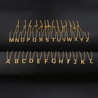 Chaîne Alphabet Dorée Personnalisée - Saylana