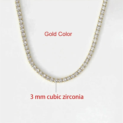 Chaîne Courte Cristal Brillant - Saylana