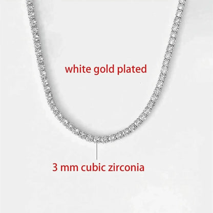 Chaîne Courte Cristal Brillant - Saylana