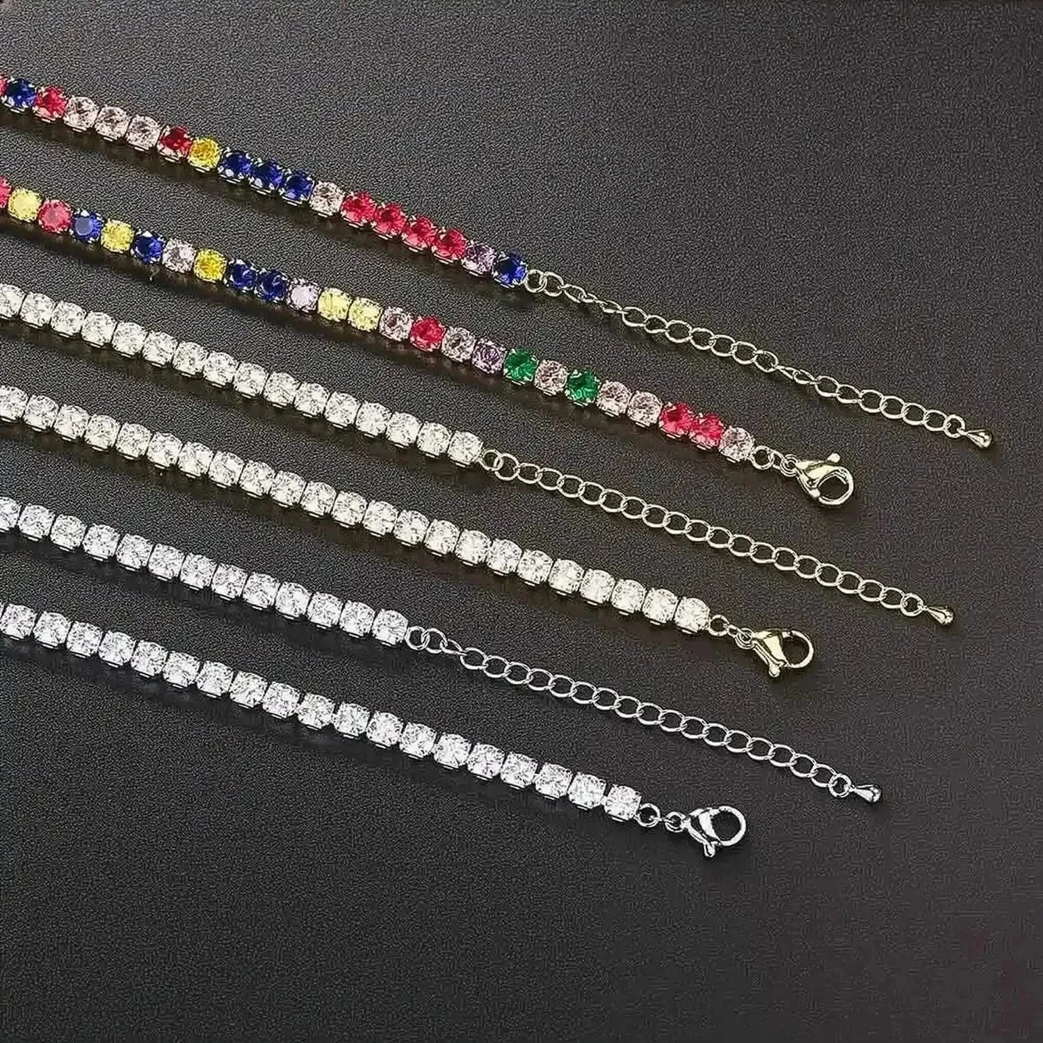 Chaîne Courte Cristal Brillant - Saylana