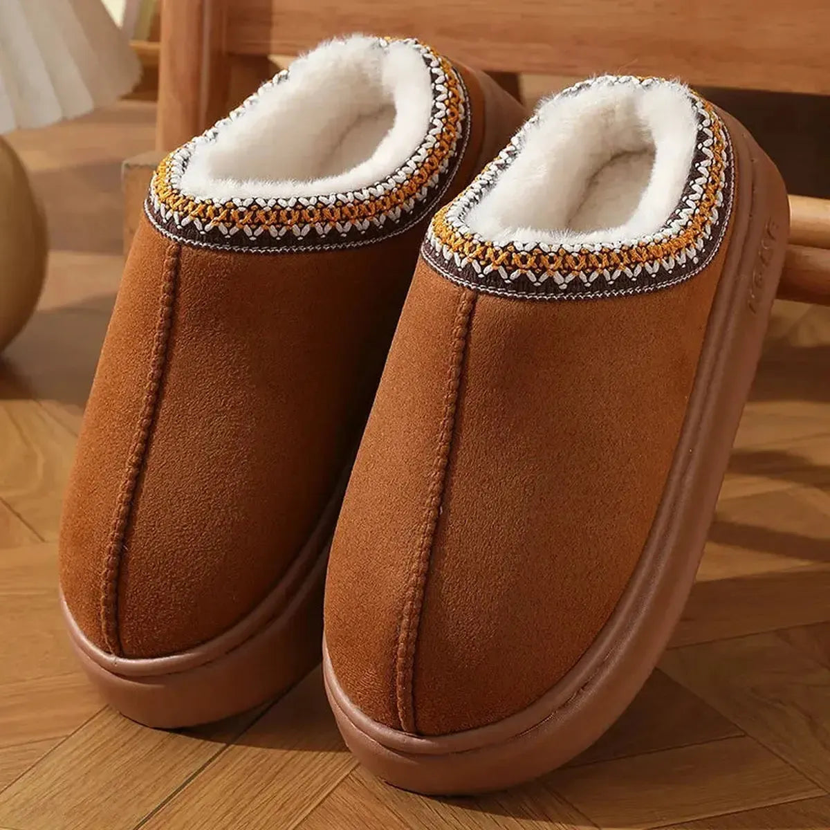Chaussons Plateforme Fourrés Hive-Saylana