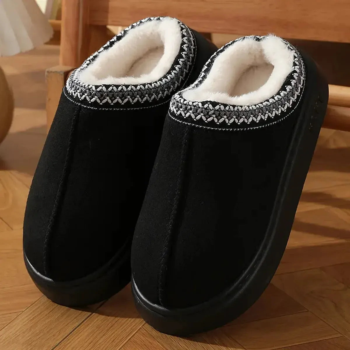 Chaussons Plateforme Fourrés Hive-Saylana