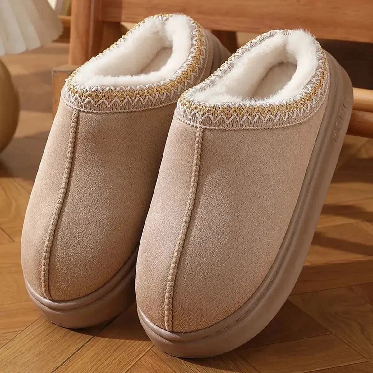 Chaussons Plateforme Fourrés Hive-Saylana
