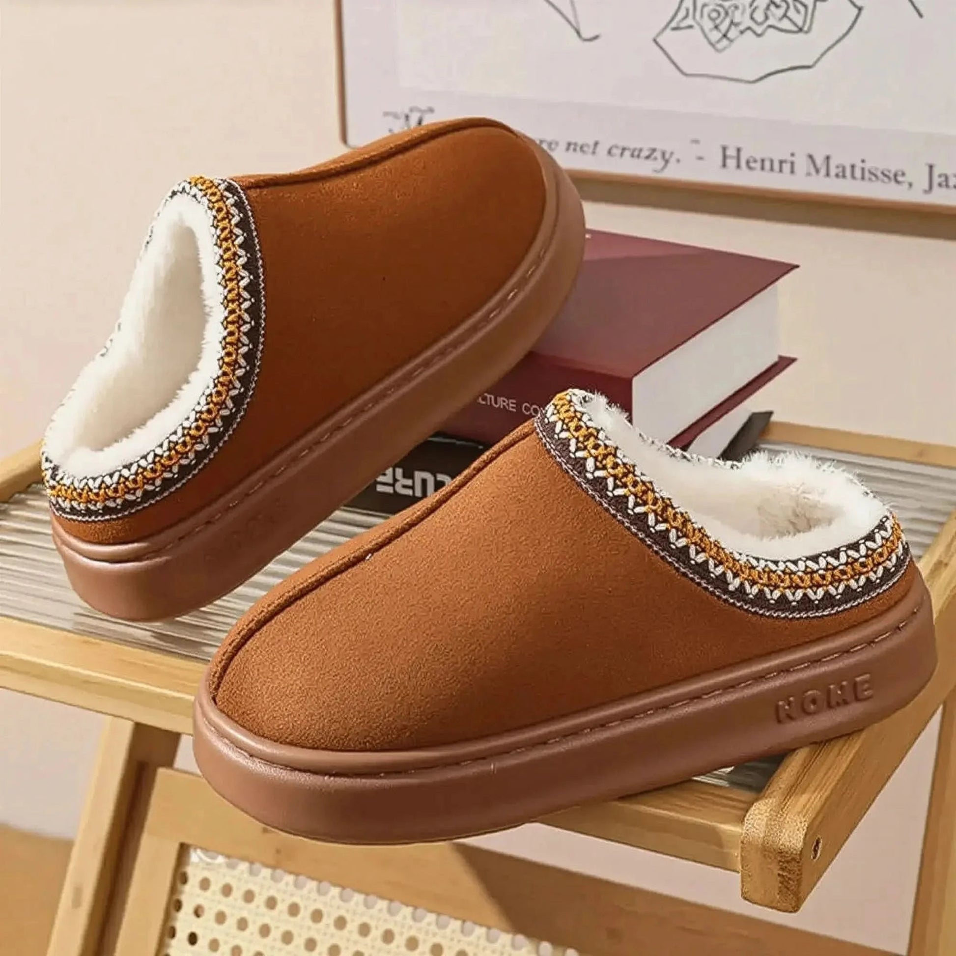 Chaussons Plateforme Fourrés Hive - Saylana