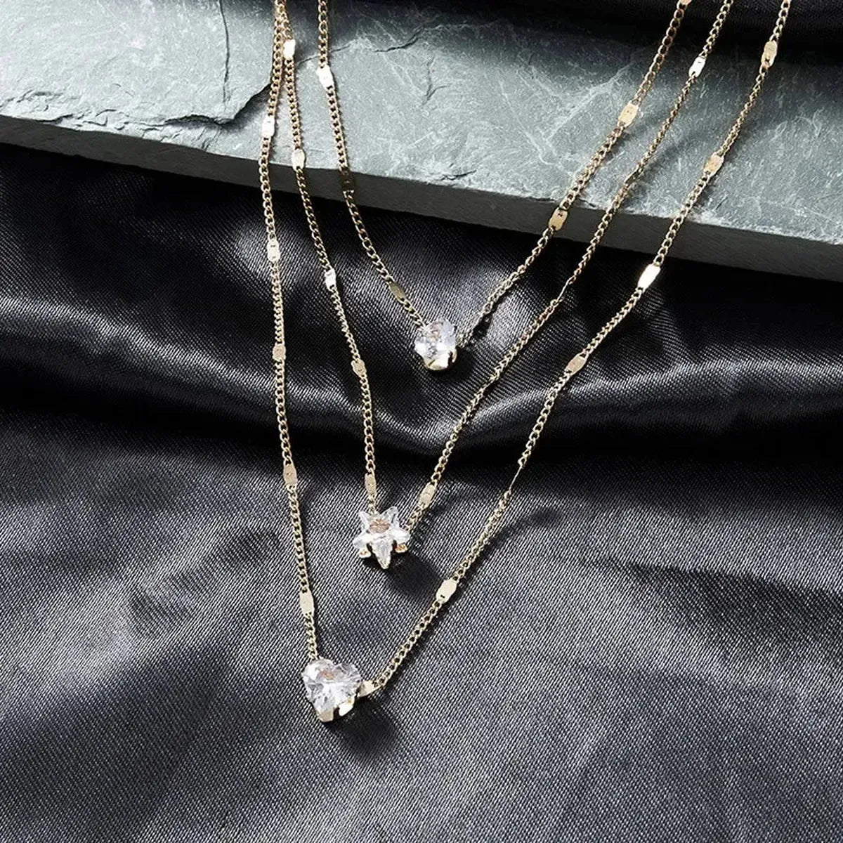 Choker Brillant Superposé Chic-Saylana