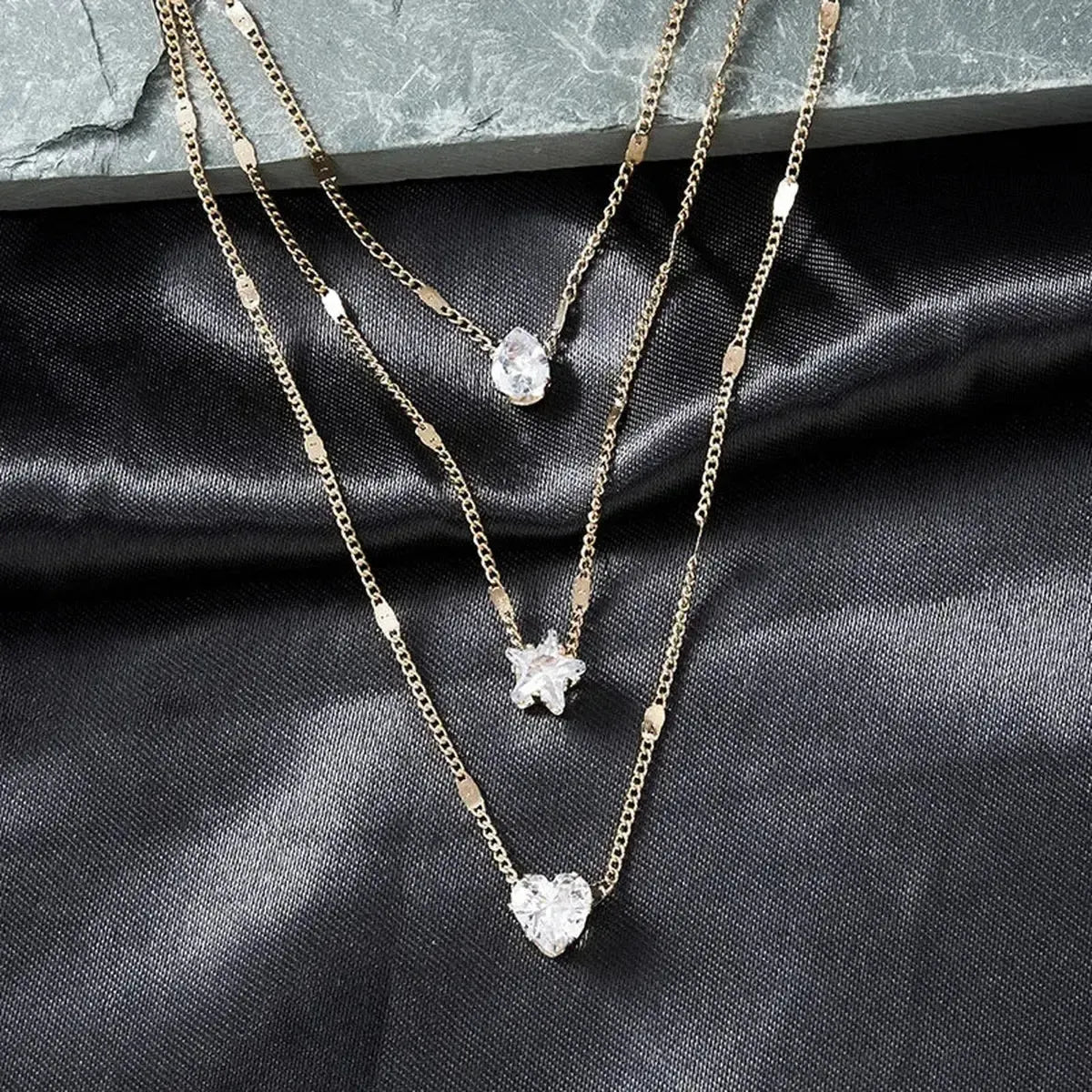 Choker Brillant Superposé Chic-Saylana