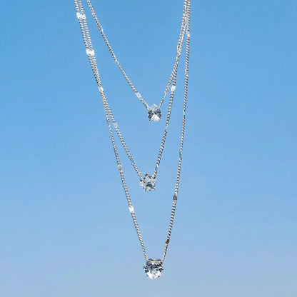 Choker Brillant Superposé Chic-Saylana