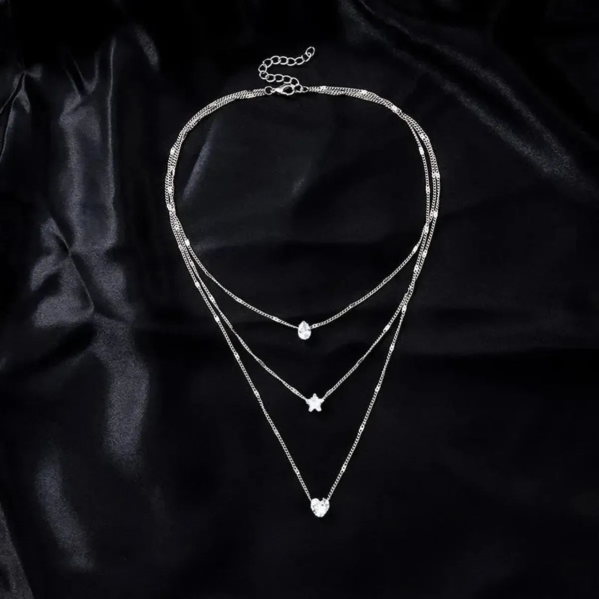 Choker Brillant Superposé Chic-Saylana