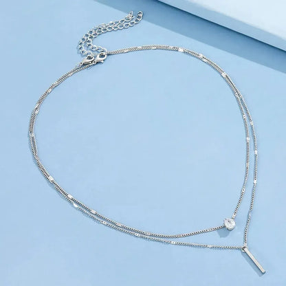 Choker Brillant Superposé Chic-Saylana