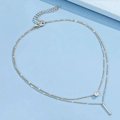 Choker Brillant Superposé Chic - Saylana