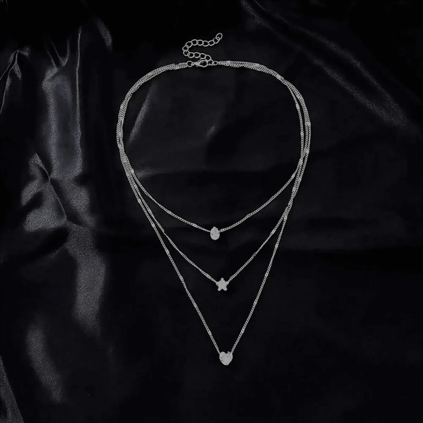 Choker Brillant Superposé Chic - Saylana