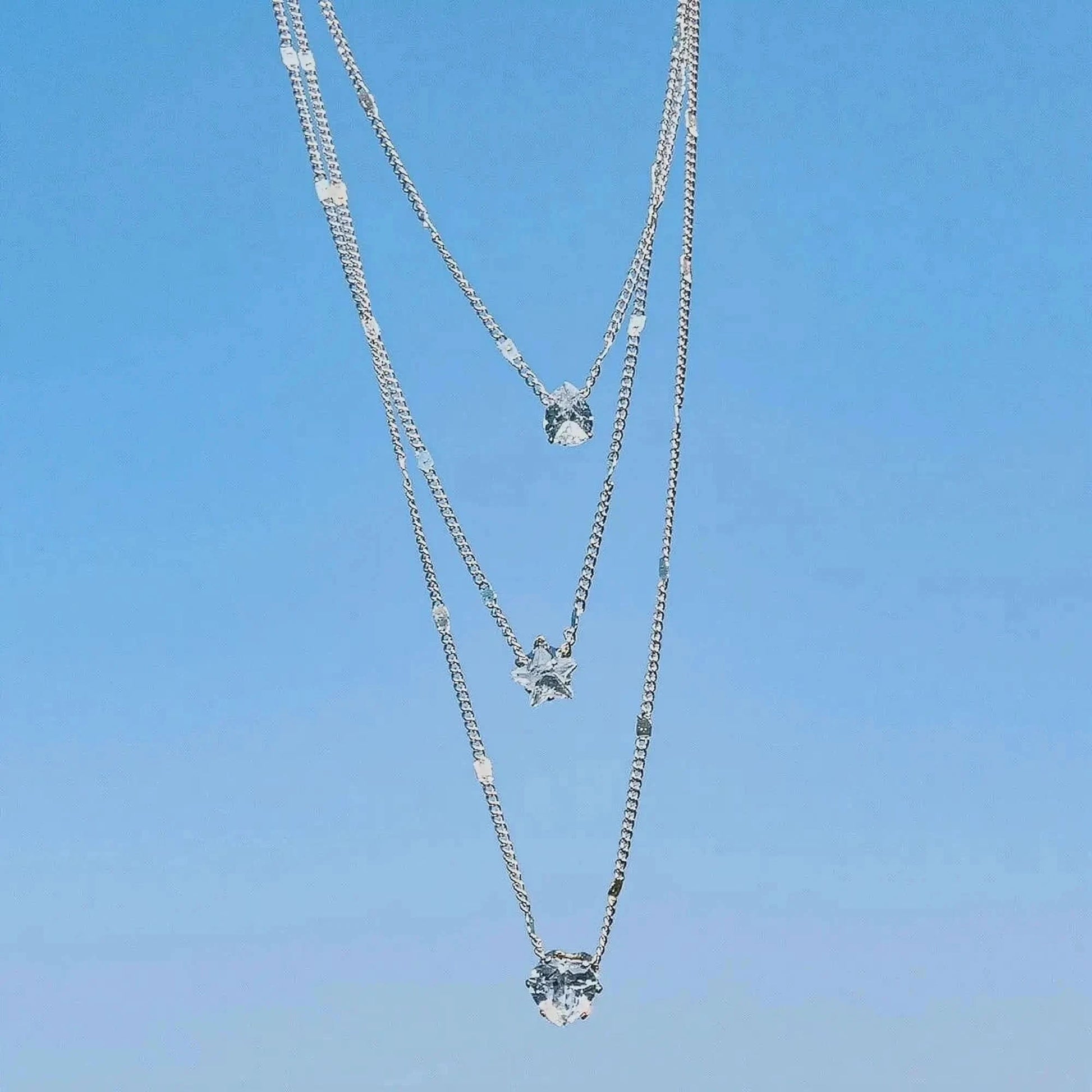 Choker Brillant Superposé Chic - Saylana