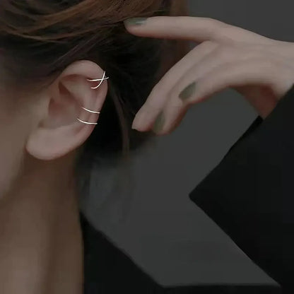 Clips d’Oreilles Acier Forme C-Saylana