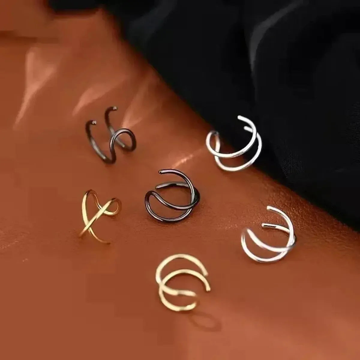 Clips d’Oreilles Acier Forme C-Saylana
