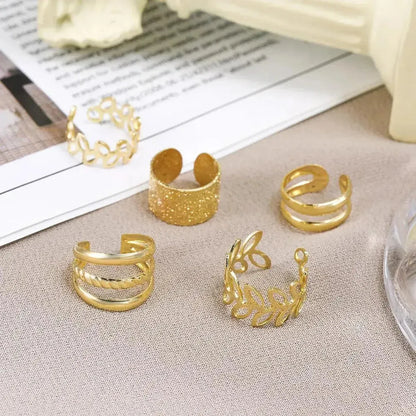 Clips Oreilles Sans Percing Feuilles-Saylana