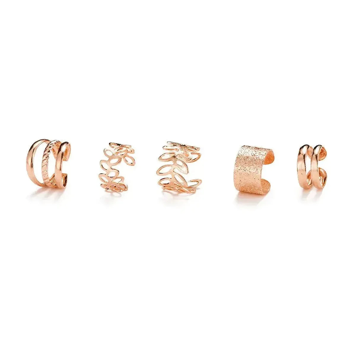 Clips Oreilles Sans Percing Feuilles-Saylana