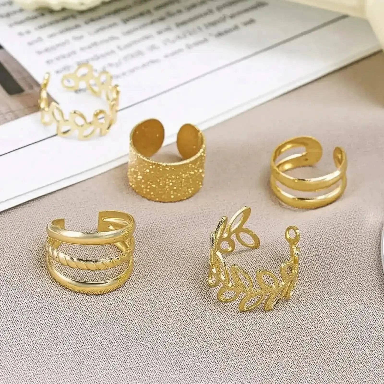 Clips Oreilles Sans Percing Feuilles - Saylana