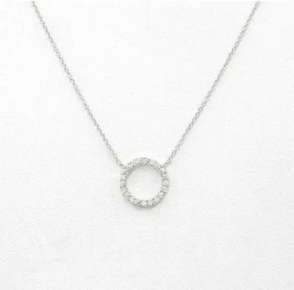 Clous Cercle Doré Minimaliste-Saylana