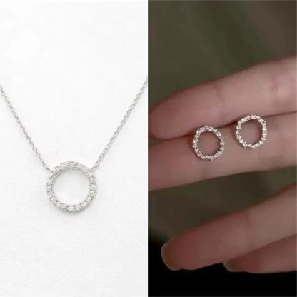 Clous Cercle Doré Minimaliste-Saylana